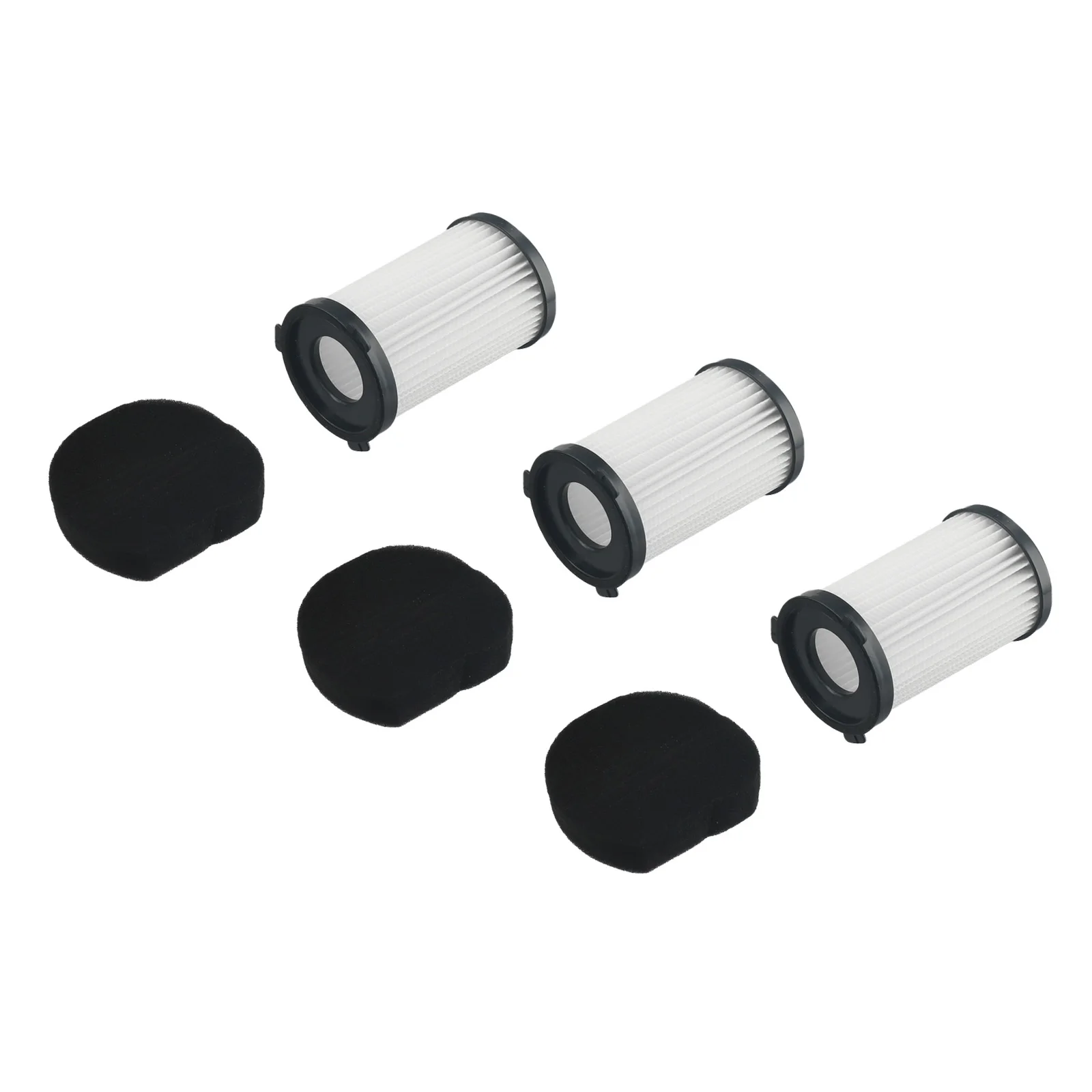 أجزاء فلتر مكنسة كهربائية بديلة قابلة لإعادة الاستخدام وقابلة للغسل 1/3 عبوة تركيبات ملحقات جودة عالية وعملية