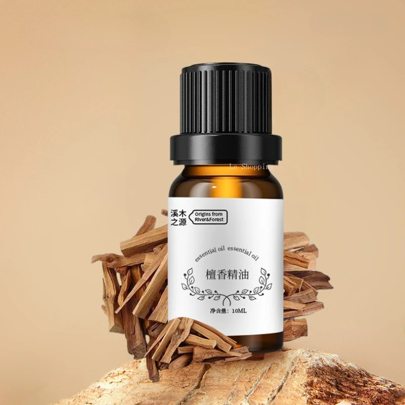 10ml Sandalwood Essential Oil Pure Essential Oil Study Tearoom Yoga Hotel Bedroom Purify The Air Remove Odors Calm The Mind