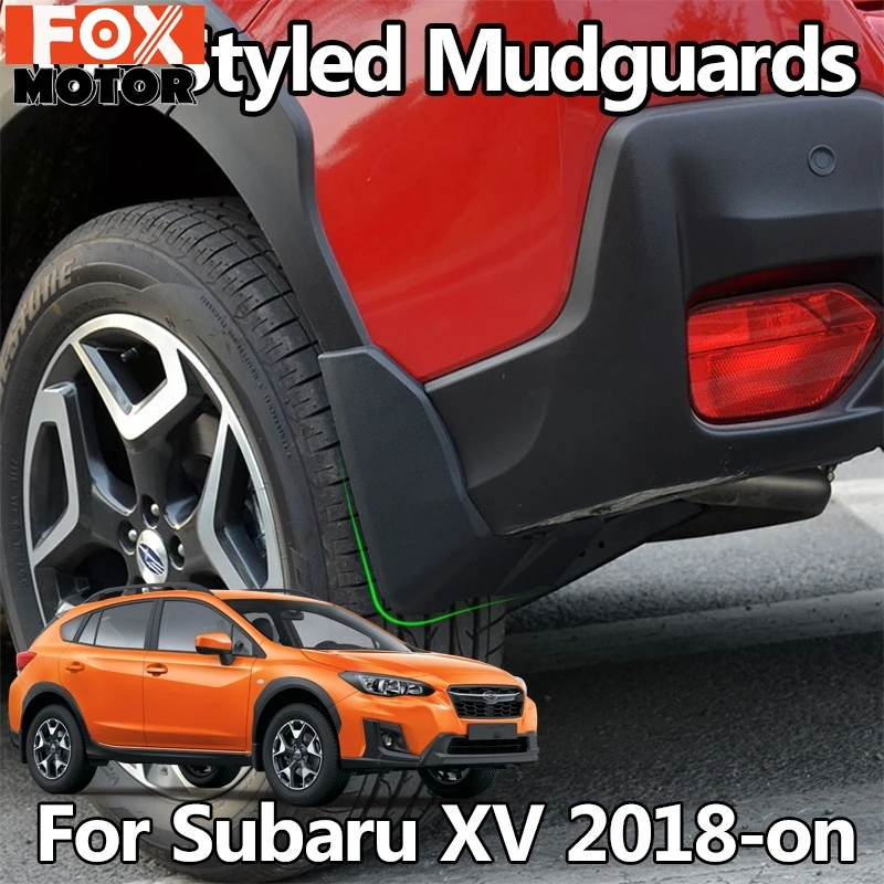 Set Molded Car Mud Flaps For Subaru 2018 Crosstrek XV Mudflaps Splash Guards Mud Flap Mudguards Fender Front Rear 2019