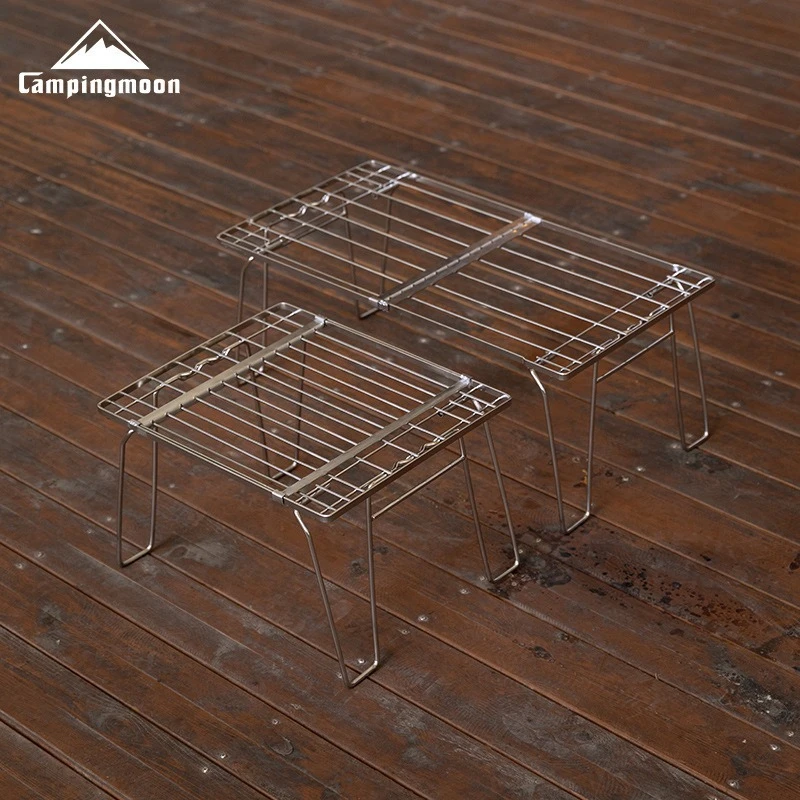 

CAMPINGMOON FD-22 Телескопическая полевая рама из нержавеющей стали, многофункциональная складная стойка для хранения, подставка для цветочных горшков