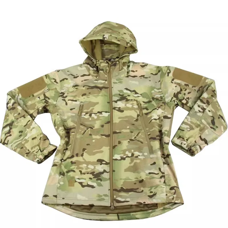 

Вездеходная куртка Soft Shell CP для мужчин и женщин с флисом, качественная внешняя торговля, ветрозащитная, водонепроницаемая, дышащая