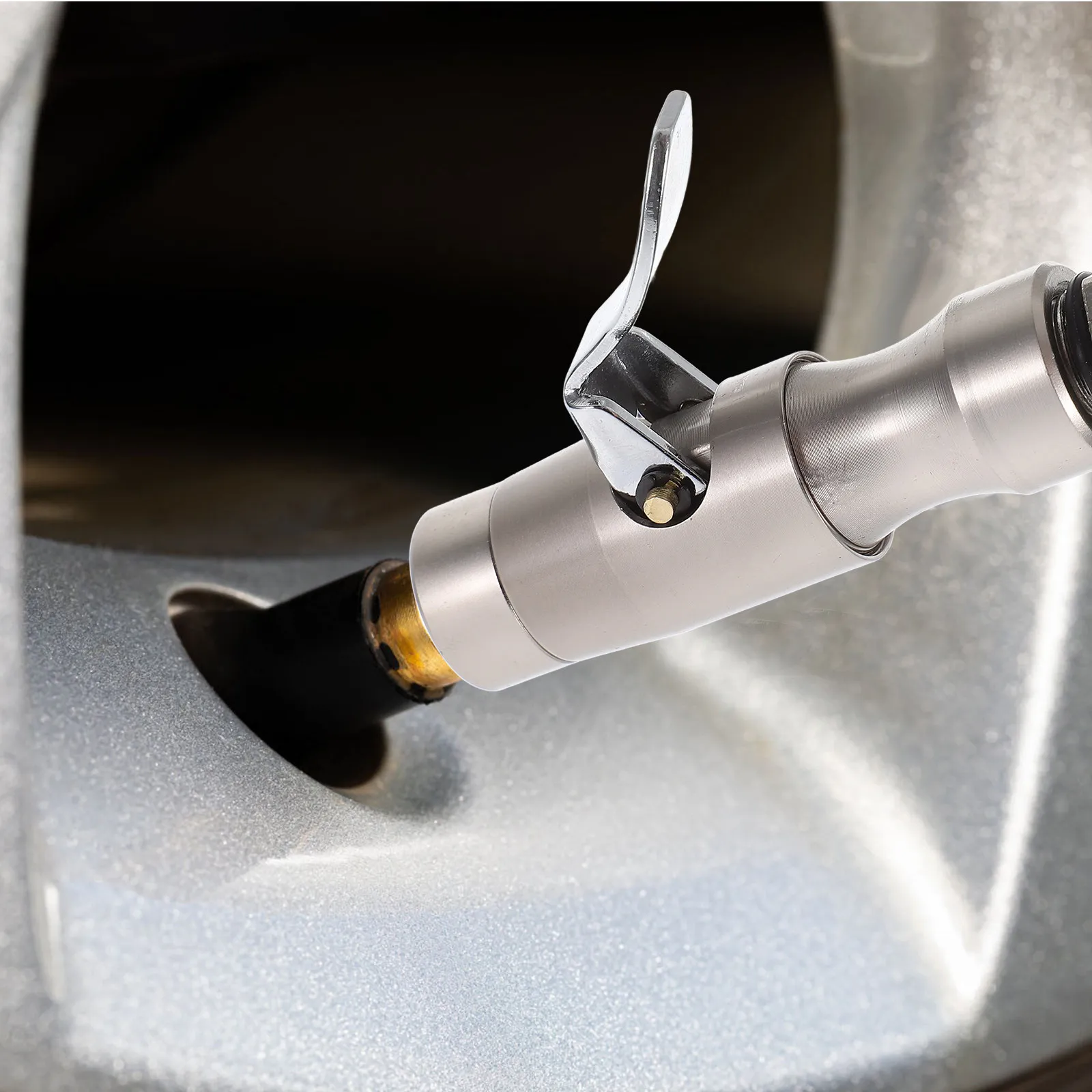 

Усовершенствованный самоблокирующийся воздушный патрон для тяжелых условий эксплуатации, для автомобильных, велосипедных, мотоциклетных насосов, адаптер-зажим для накачки шин, с резьбой для воздушного насоса