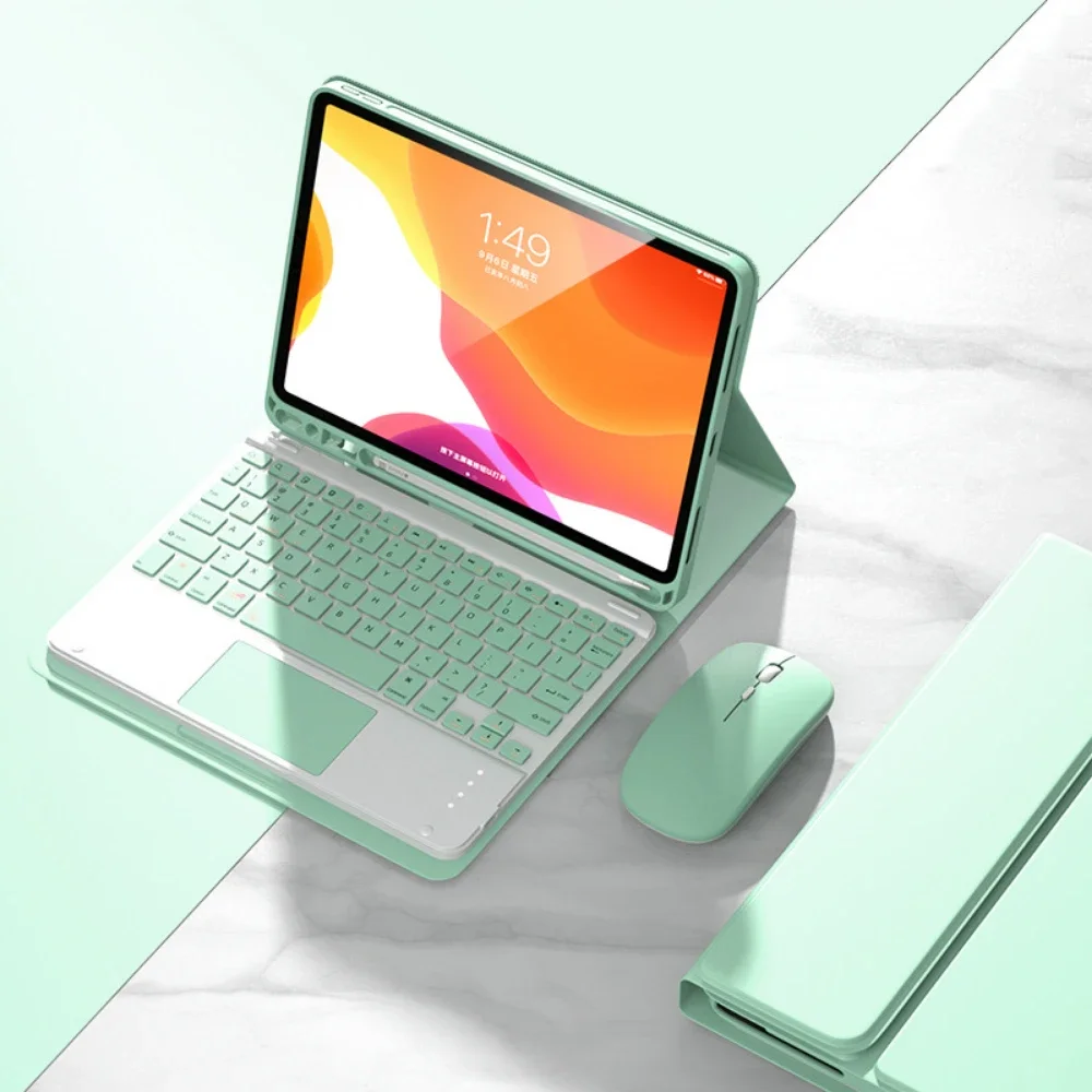 

Чехол с клавиатурой для Samsung Galaxy Tab A11 Plus, 11 дюймов, 2025 SM-X230 SM-X235, чехол с клавиатурой для Galaxy Tab A11+, чехол для планшетов Funda