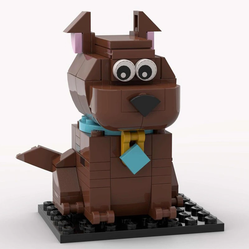 

111 шт. MOC говорящая собака Doo Brickheadz строительный блок Рождественский подарок DIY ремесленный проект идеально подходит для творческих семьи