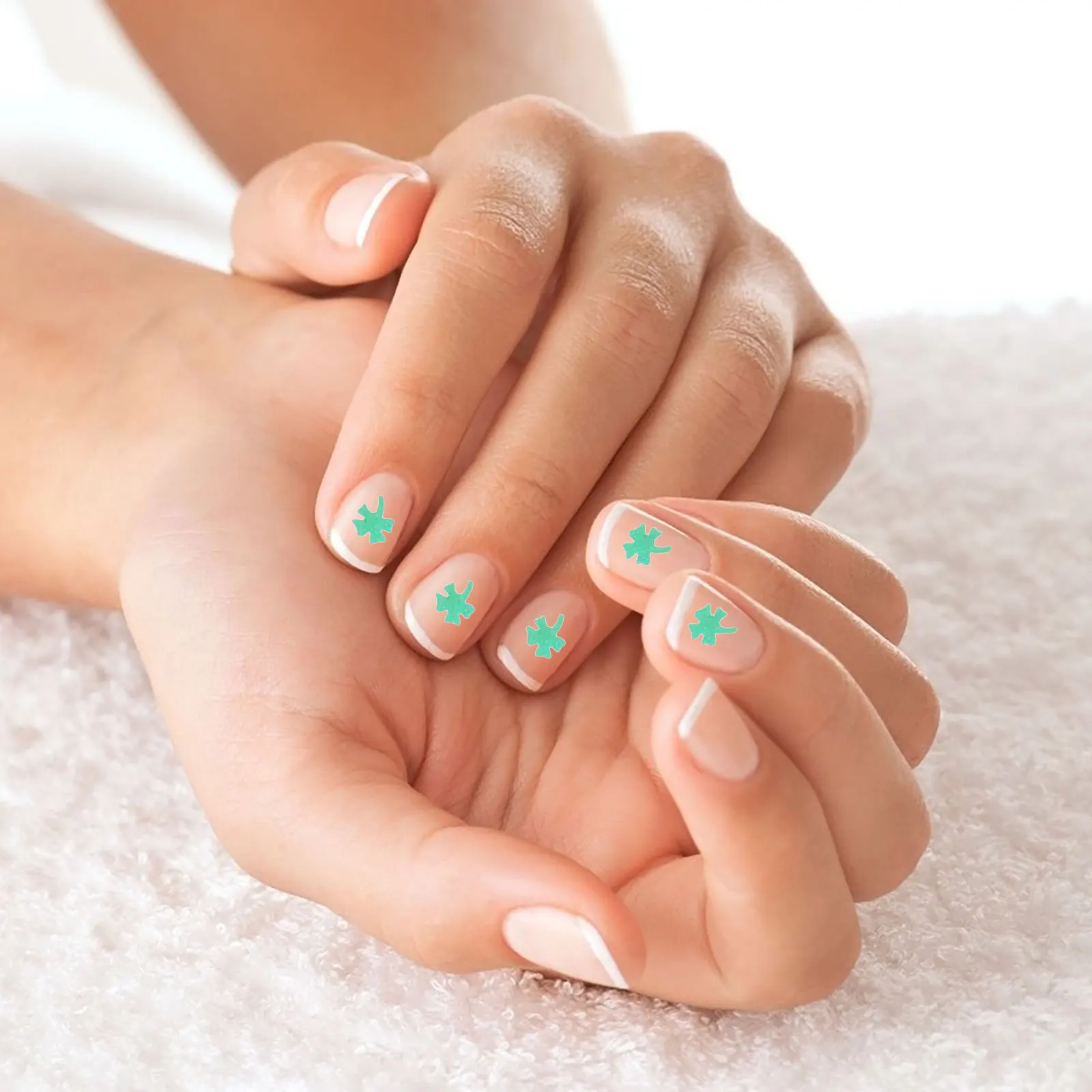 

6 шт., 4 листа клевера, смола, украшения для дизайна ногтей, красочные эпоксидные блестки для маникюрных принадлежностей «сделай сам», аксессуары для рукоделия, женские аксессуары