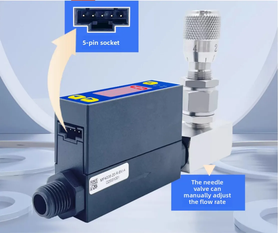 MF4003 / MF4008 Gas Mass Flow Controller for Air Nitrogen Oxygen CO₂ – High Precision MFC