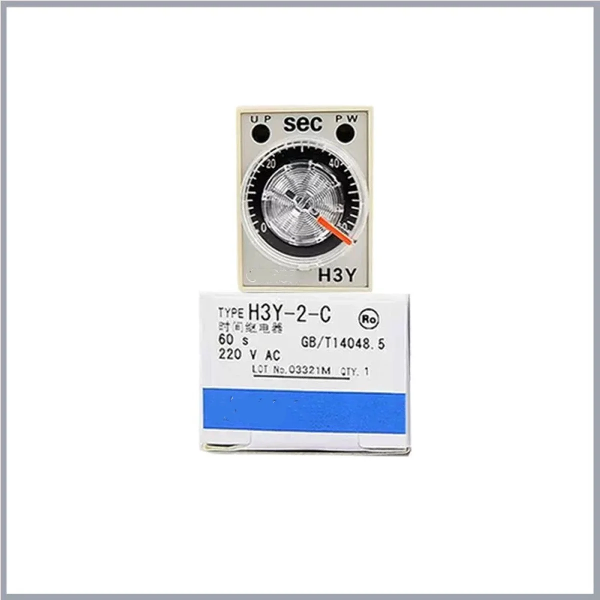 

H3Y 3814M H3Y-2-C AC220V 60S time relay