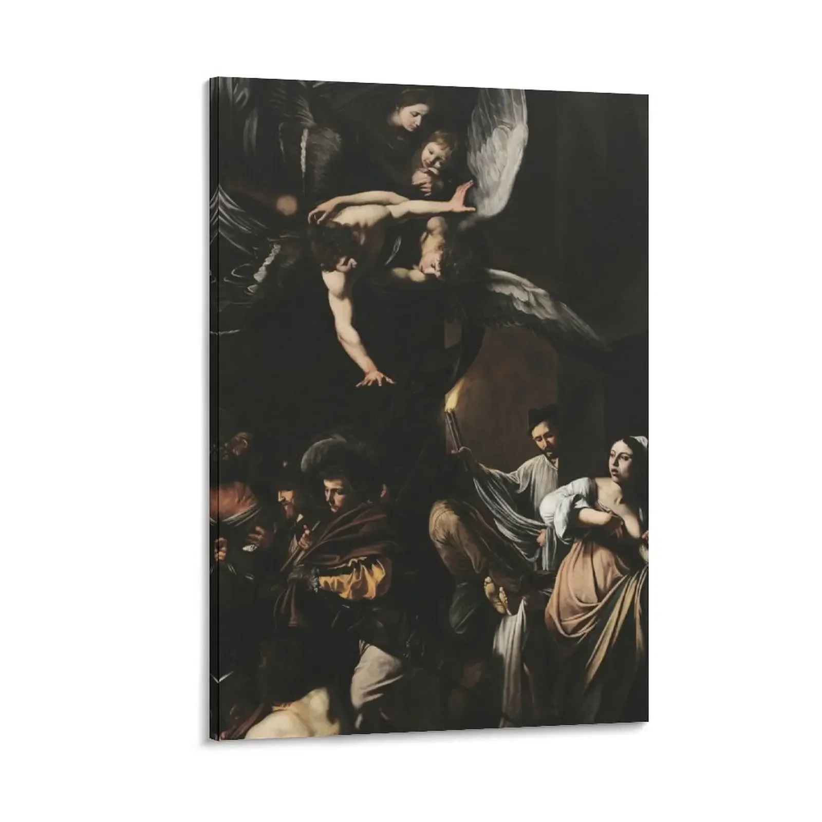 

Caravaggio - The Seven Acts of Mercy - BigArt Canvas Painting home decoration luxury living room decoration anime room decor