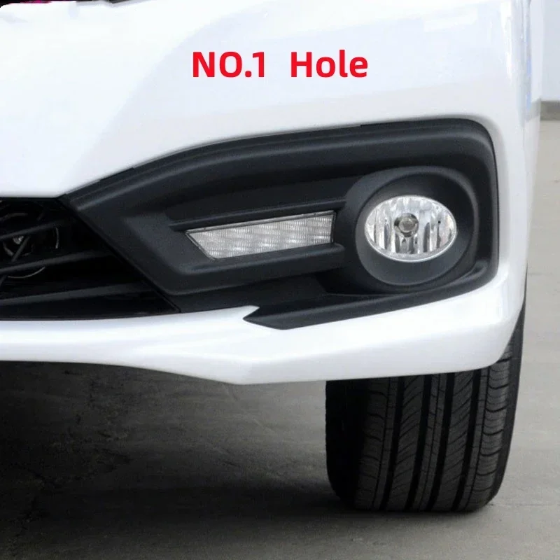 For BYD F3 2018 Third-generation F3 Fog Light Frame  Lampshade Frame Front Bumper Day Running Light Base Frame