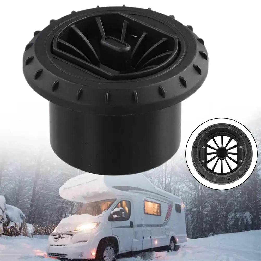 60mm 75mm Warm Air Vent Outlet Rotatable Air Diesel Heater Ventilation Tube Steering Device For Car Truck Van Camper T0F3