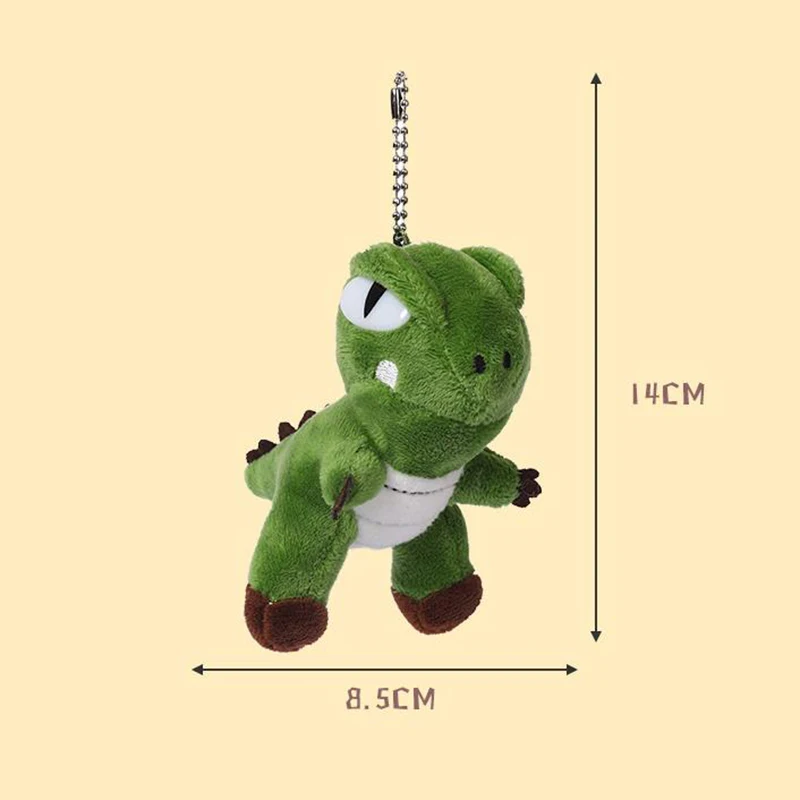 1Pc pluche dinosaurus rugzak hanger Tyrannosaurus Rex sleutelhanger pop schattige schooltas charme pluche huisdier