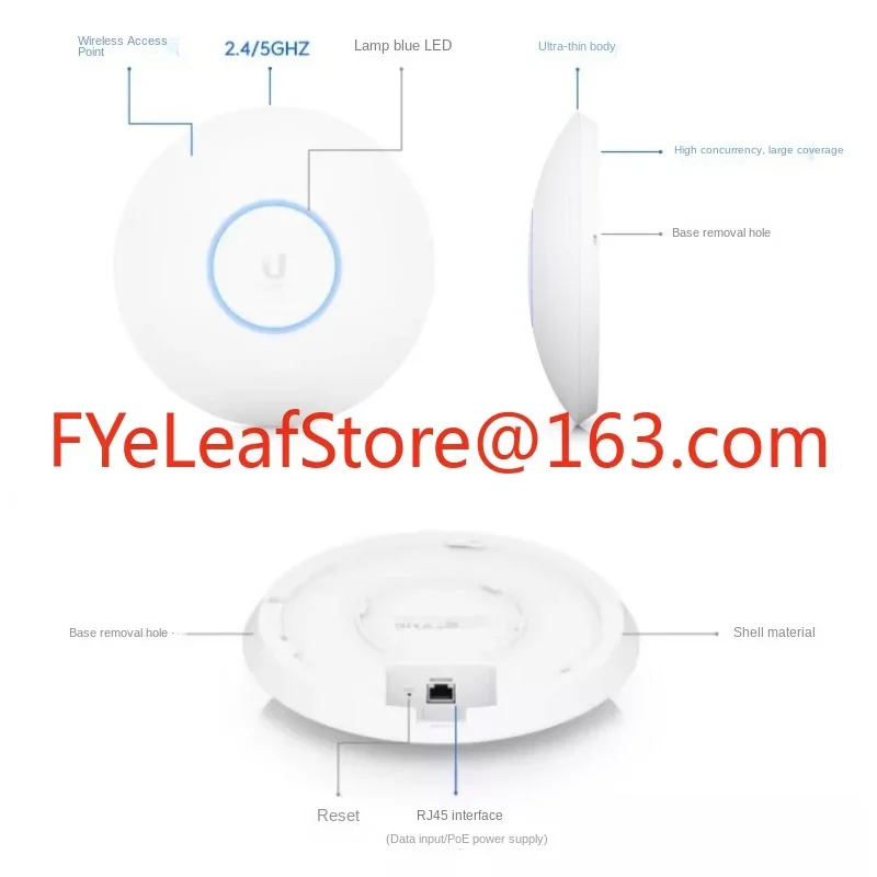 Unifi U6-Pro/U6-Lite/U6-LR Wifi6 Ceiling AP Dual-Band 5G No Dead Angle Coverage Whole House