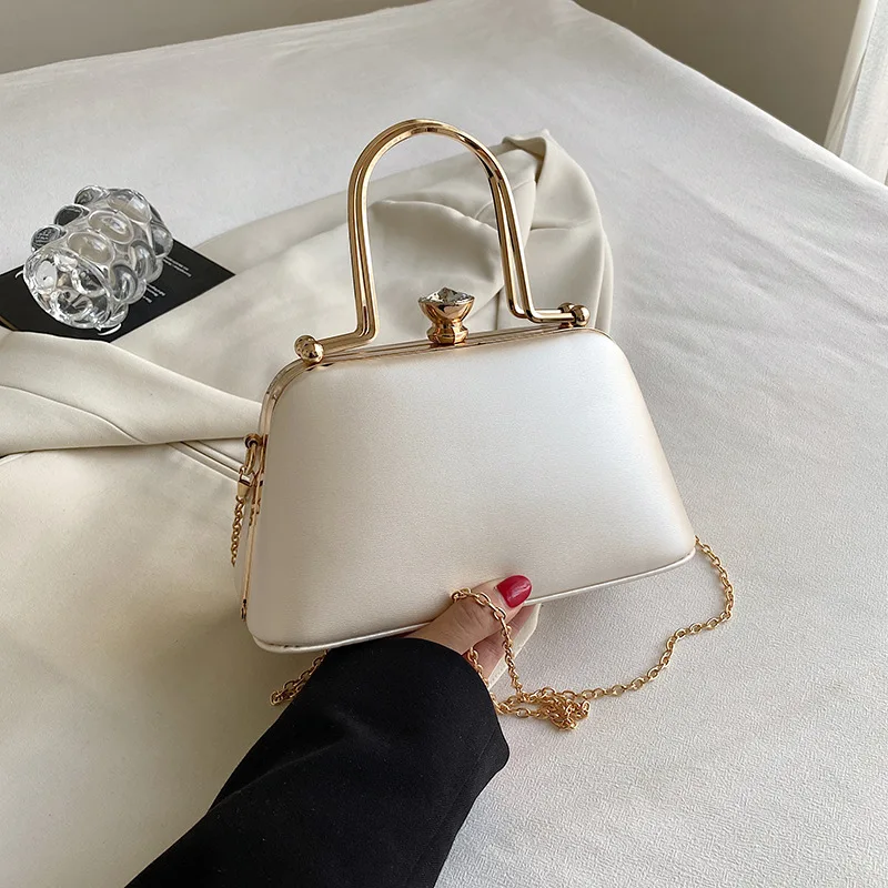 

Luxury Women's Evening Handbag High-End Design Wedding Party Banquet Shoulder Crossbag Diagonal Stylish Accessory for Ladies