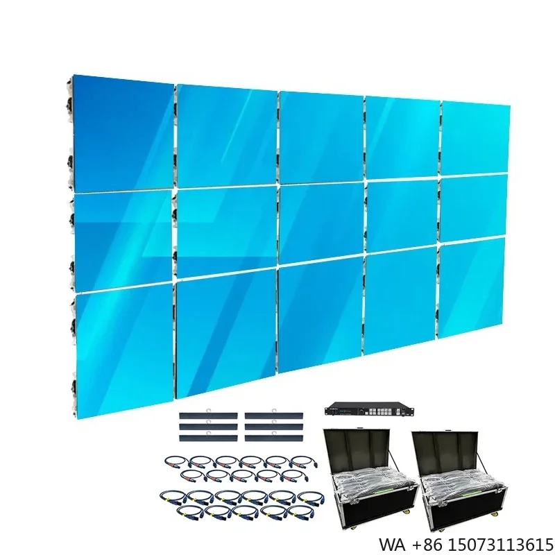 

High-Definition Indoor LED Video Wall Panels Full Color 8K Resolution 5000cd Brightness Sunlight Readable Advertising Display