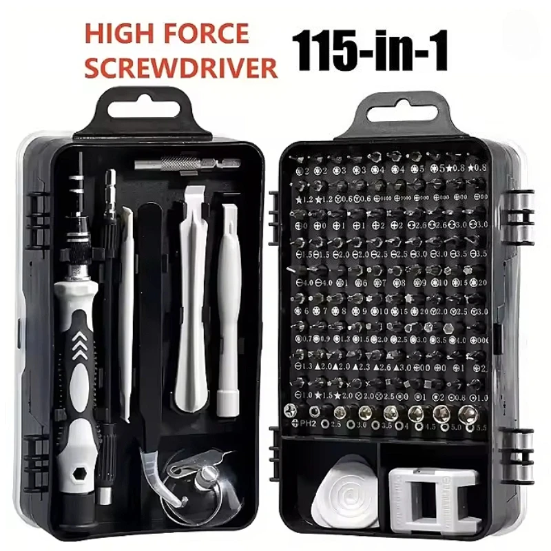 

Electronics Screwdriver Set 115 in 1 Precision Screwdriver Tools Nut Driver Professional Magnetic Repair Tools Laptop Repair