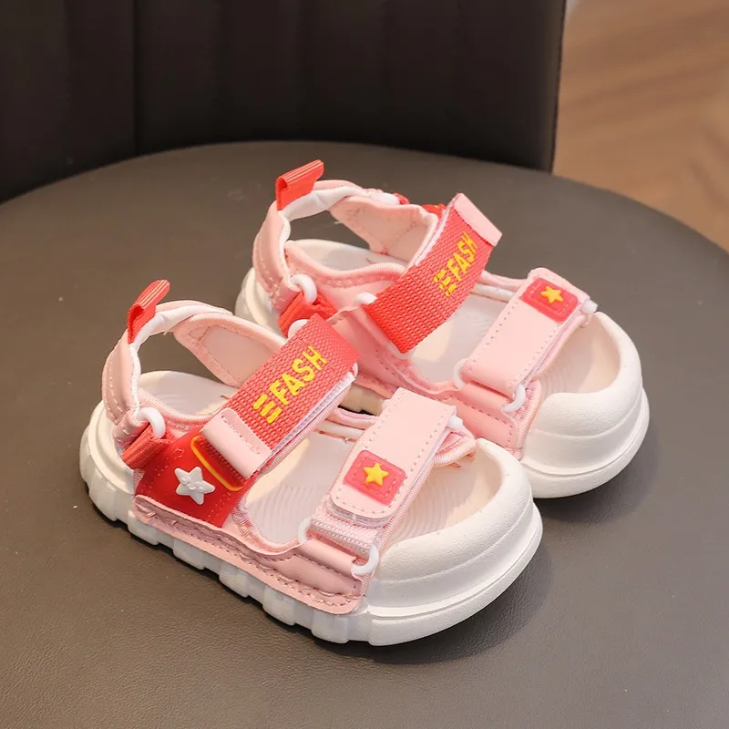 Toddler Sandals for Children 2025 Summer New Trend Fashion Outdoor Sport Sandals for Girls Ergonomics Anti-crash Beach Sandals