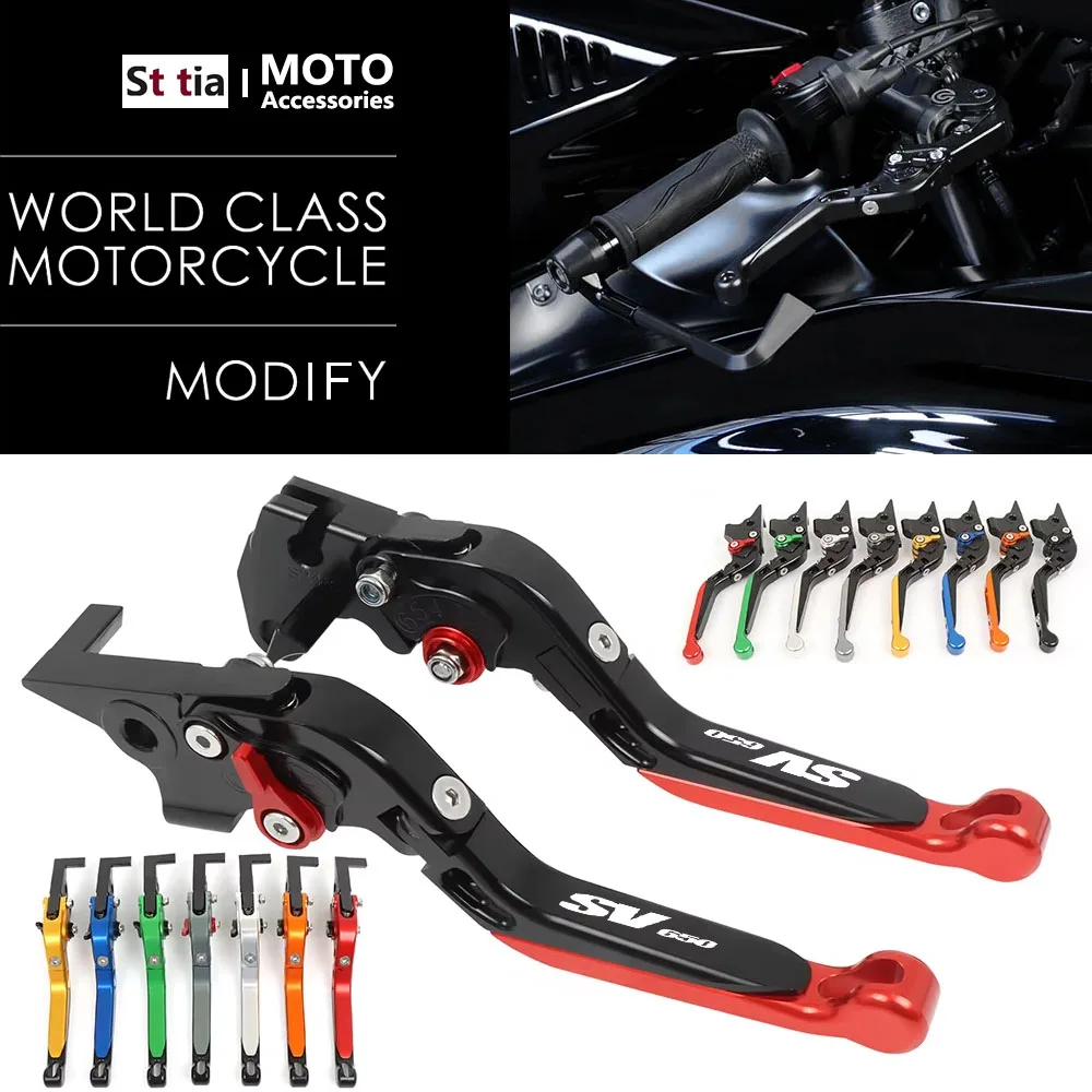 

For SUZUKI SV650 SV650S SV 650 1999-2009 Motorcycle Accessories Adjustable Folding Extendable Brake Clutch Levers