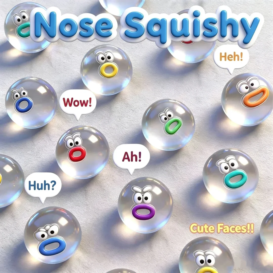 10/20/30 Stück Mini DIY Squishies Ausdrucks-Squeeze-Fidget-Spielzeug Emotions-Fidget-Poppers Sensorische Fidget-Spielzeuge Niedliches Schreibtisch-Accessoire Geschenk – Detail 2
