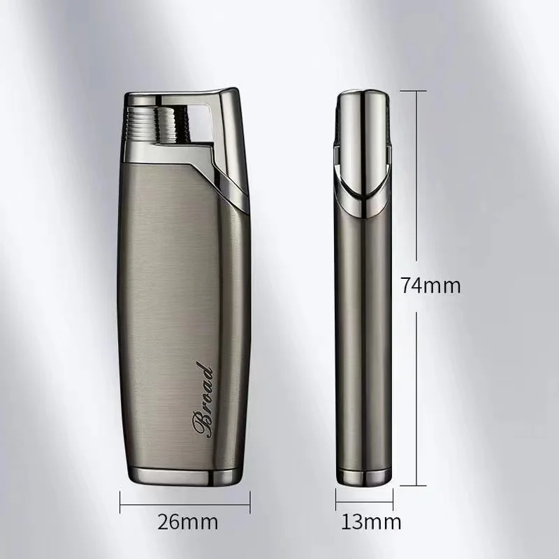 2024 New Metal Mini Direct Blow Windproof Lighter Creative Small Butane Gas Inflatable Lighter Smoking Accessories Gift Tool