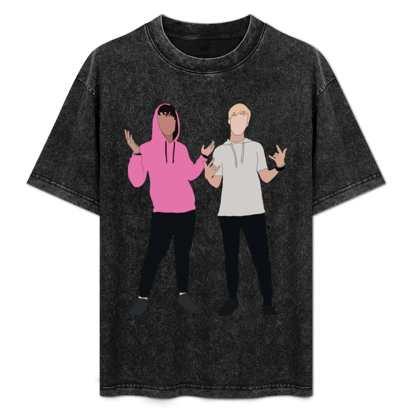 

Sam and Colby T-Shirt oversizeds anime tshirt tops fruit of the loom mens t shirts