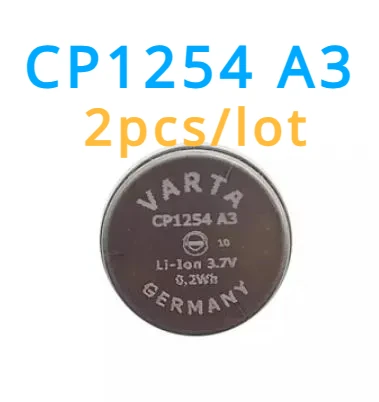 

2pcs/lot New CP1254 A3 60mAh 3.7V Bluetooth TWS Headphone Battery CP1254 A3