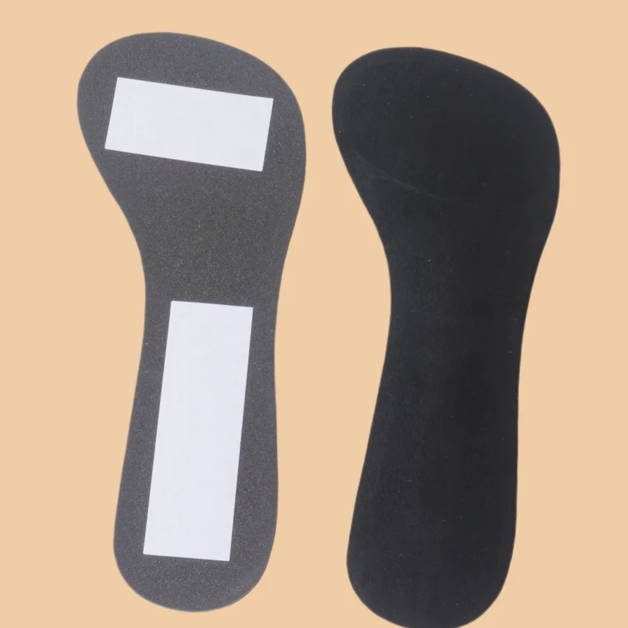 2 Stück hochhackige Schuhsohlenpolster, rutschfest, atmungsaktiv, halbe Größe, selbstklebend, waschbar – Detail 7