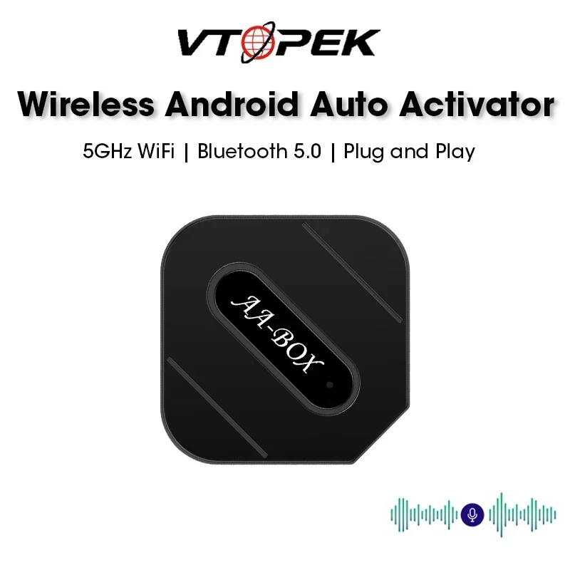 

Vtopek Adapter Ai Box Wired To Wireless Android Auto Parts Support Original Car For BMW Audi VW Toyota Skoda Ford Kia Fiat Benz