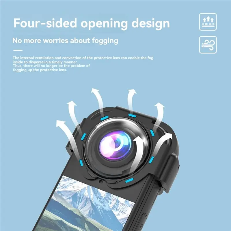 【HOT ITEMS】For X4 Air Camera Lens Guards Durable Protection Snap-On Anti-Fog Tempered Glass Cover Accessories