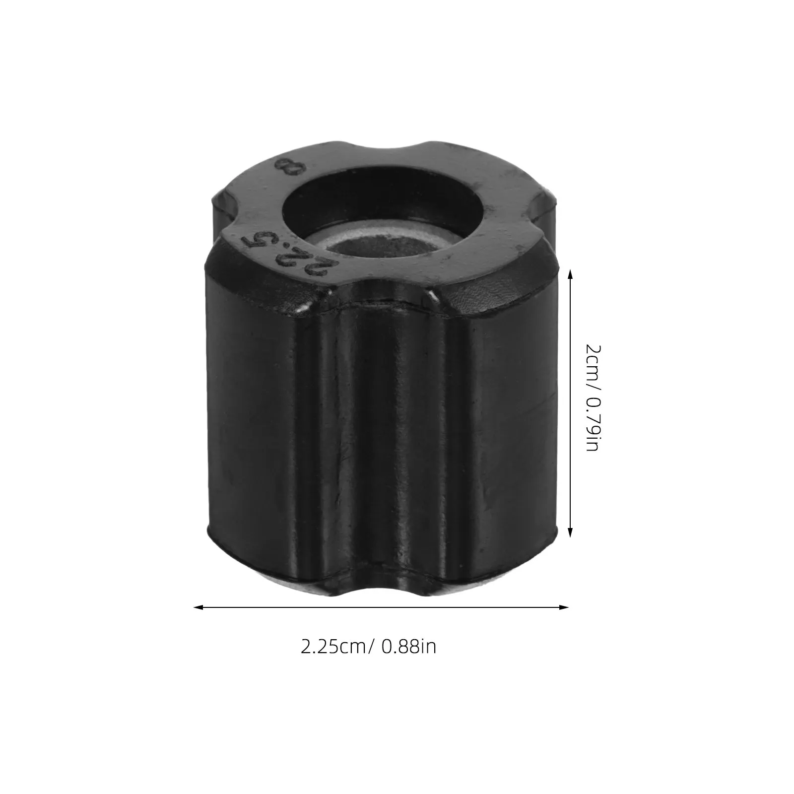 4Pcs Tube Bearings Bushings Lawn Mower Replacement 22.5mm Black Fits 26Mm 28Mm Brush Cutter Trimmer Accessories