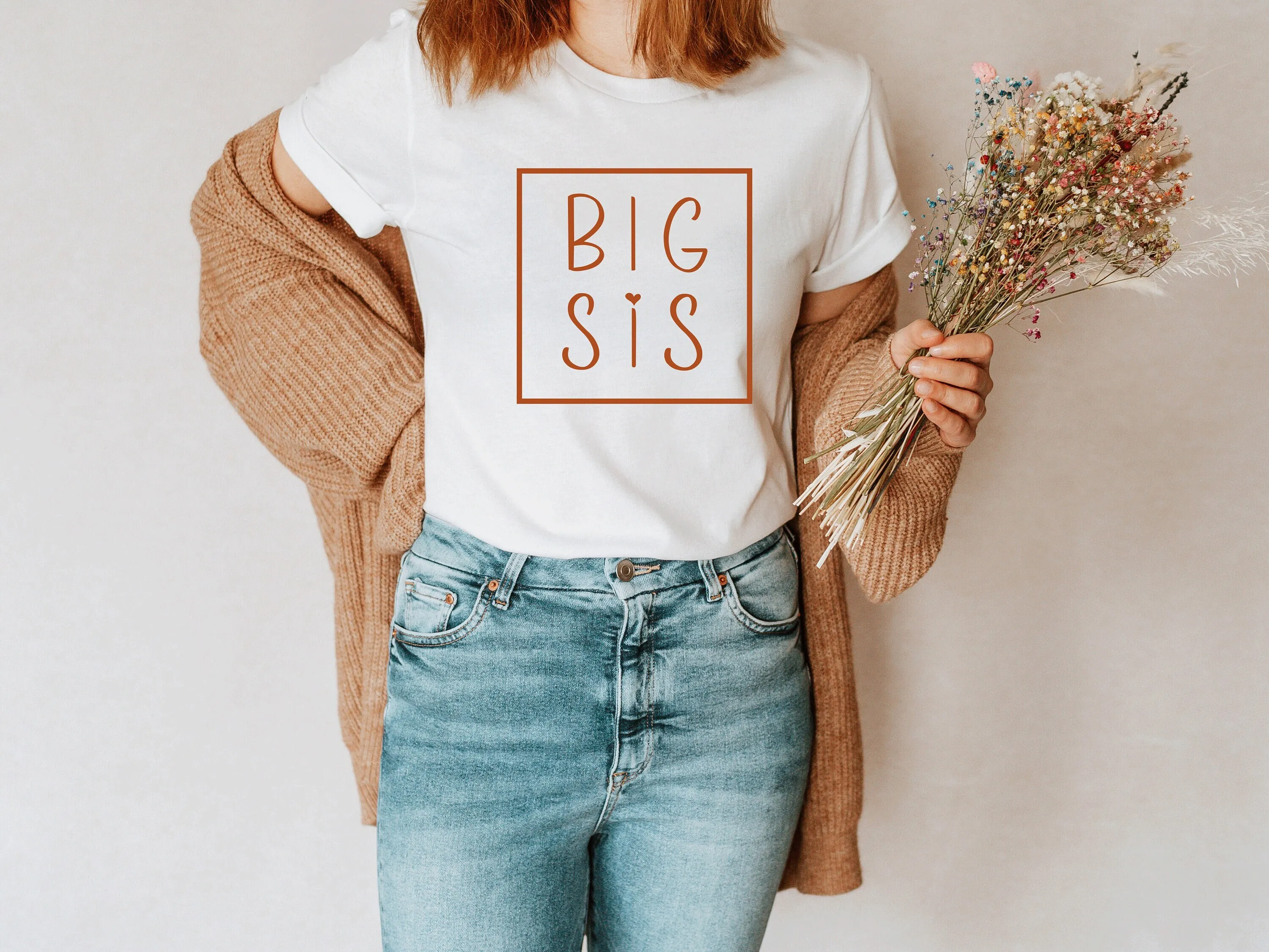 Рубашка Big Sister Sis T Объявление о беременности Little For Baby Рубашка Big Sister Sis T Объявление о беременности Little For Baby