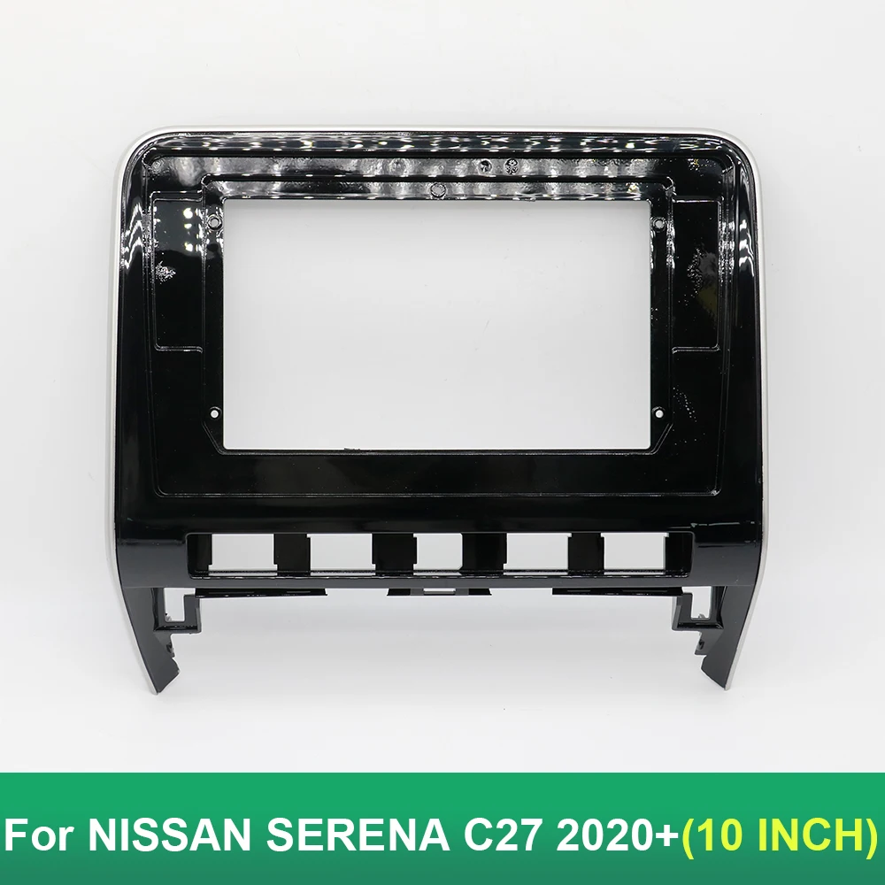 For NISSAN SERENA C27 2020+ 10 Inch Car Radio Installation Double Din DVD GPS Mp5 Plastic Fascia Panel Frame Right Wheel