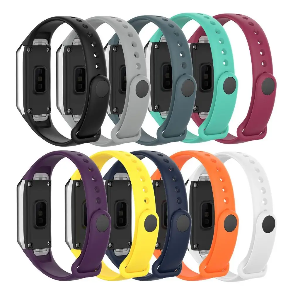 Watch band Bracelet Replacement Buckles Strap Soft Silicone WristBand Breathable Watchband For Samsung Galaxy Fit SM-R370