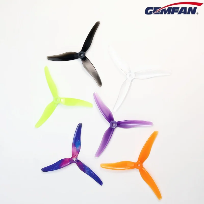 4 paia/8 pezzi Gemfan Hurricane 51433 eliche PC a 3 pale 4CW 4CCW per droni RC FPV Freestyle da 5 pollici parti fai da te