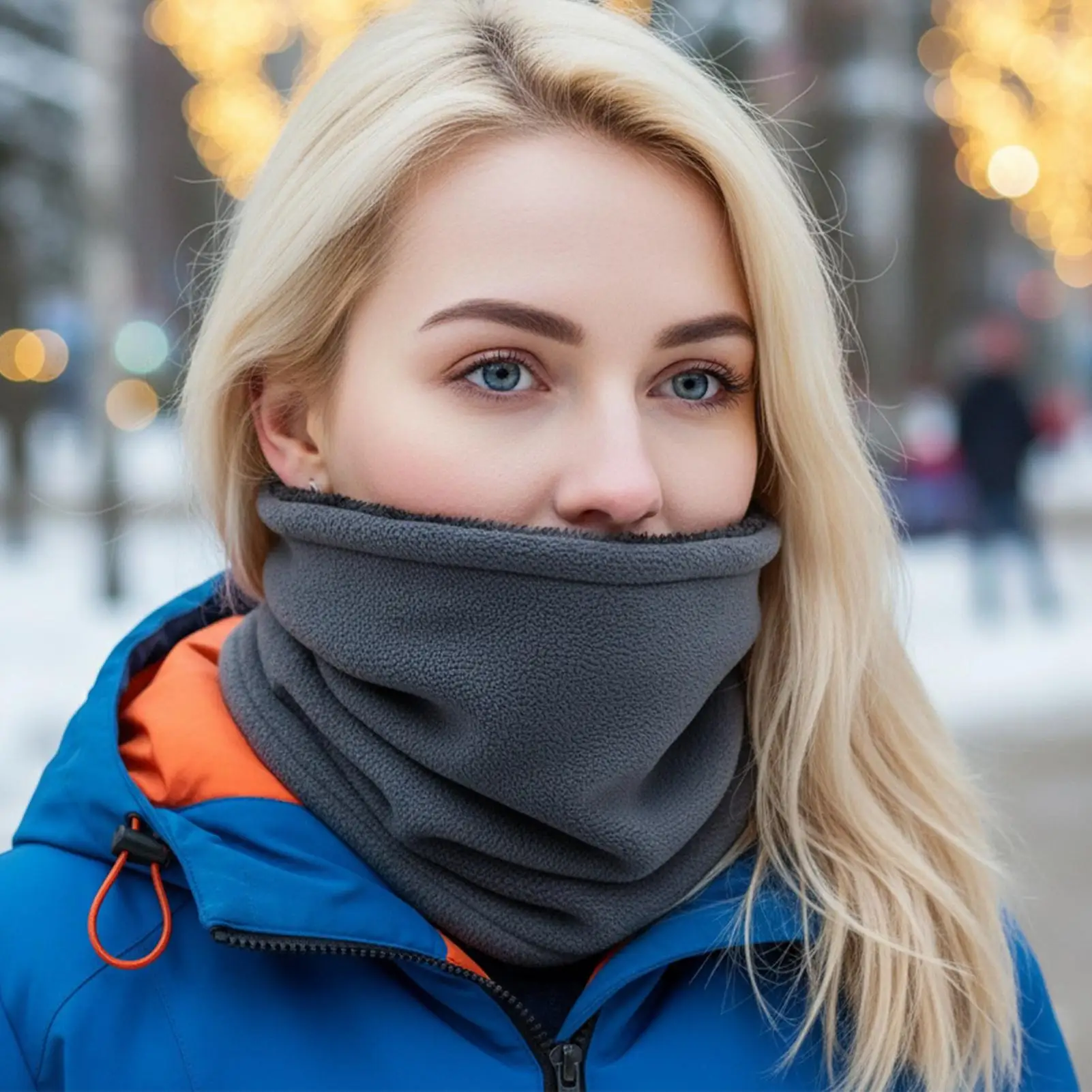 Verstellbarer Nackenwärmer, atmungsaktiv, winddicht, Schals, Herren-Nackenwärmer für Männer und Frauen, Ski, Snowboard, Motorrad, Winter, Kälte