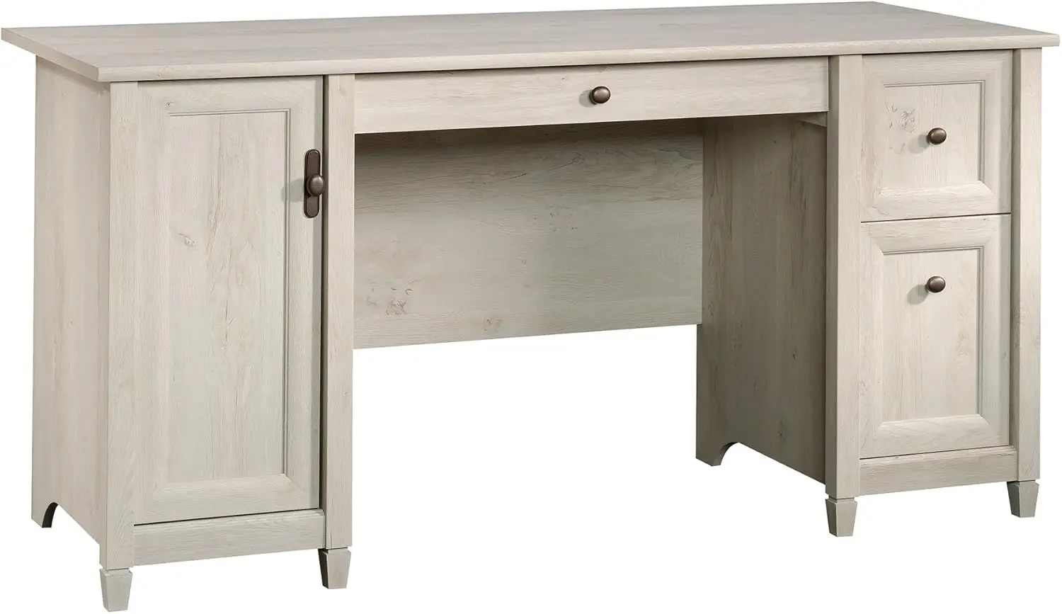 

Sauder Edge Water Computer Desk, L: 59.06" x W: 23.23" x H: 29.02", Chalked Chestnut finish computer desk