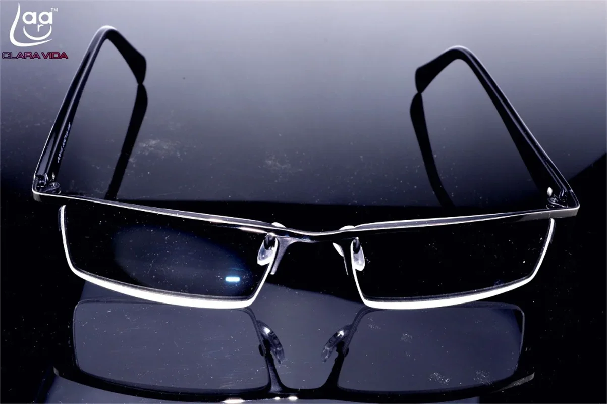 2019 Reading Glasses Men !!!a Clip And Classic Men Titanium Multicoating Lenses Business Reading Glasses+1+1.5+2+2.5+3+3.5+4