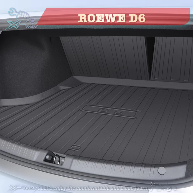 

Для ROEWE D6 2025 TPE индивидуальный коврик для багажника автомобиля, всесезонный коврик для багажника, 3D-образный лазерный измерительный коврик для багажника, защита багажника