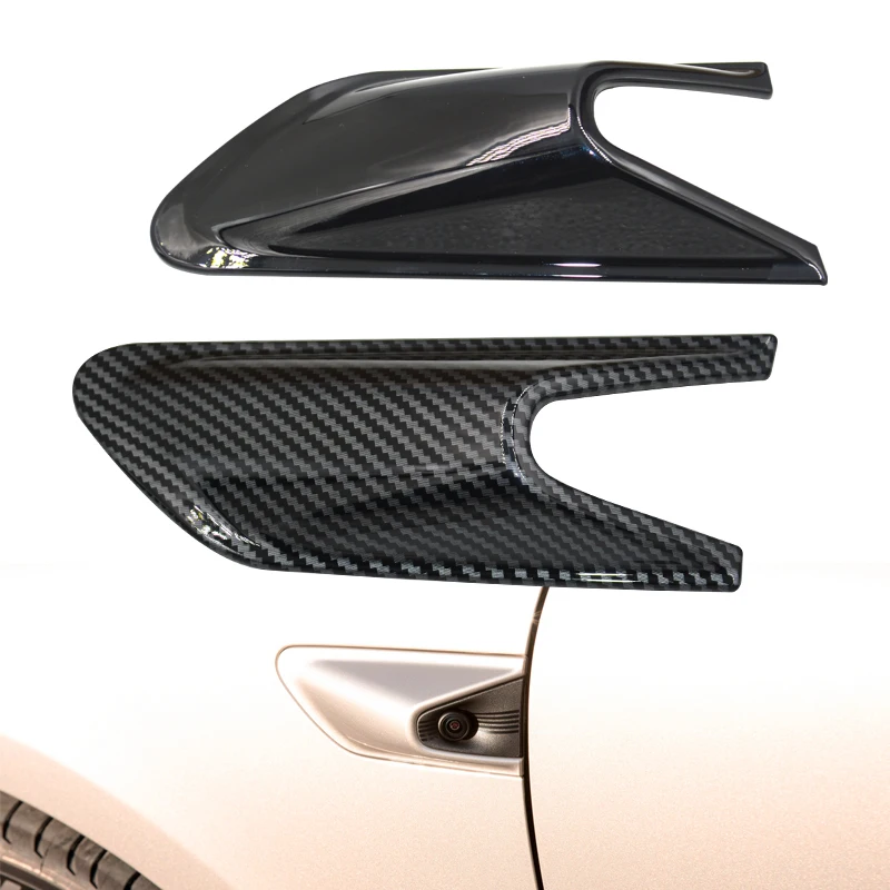 For NIO ET5 EV Door Side Camera Headwear Cover Leaf Plate Anti-scratch Decorative Styling Accessories 2022 2023