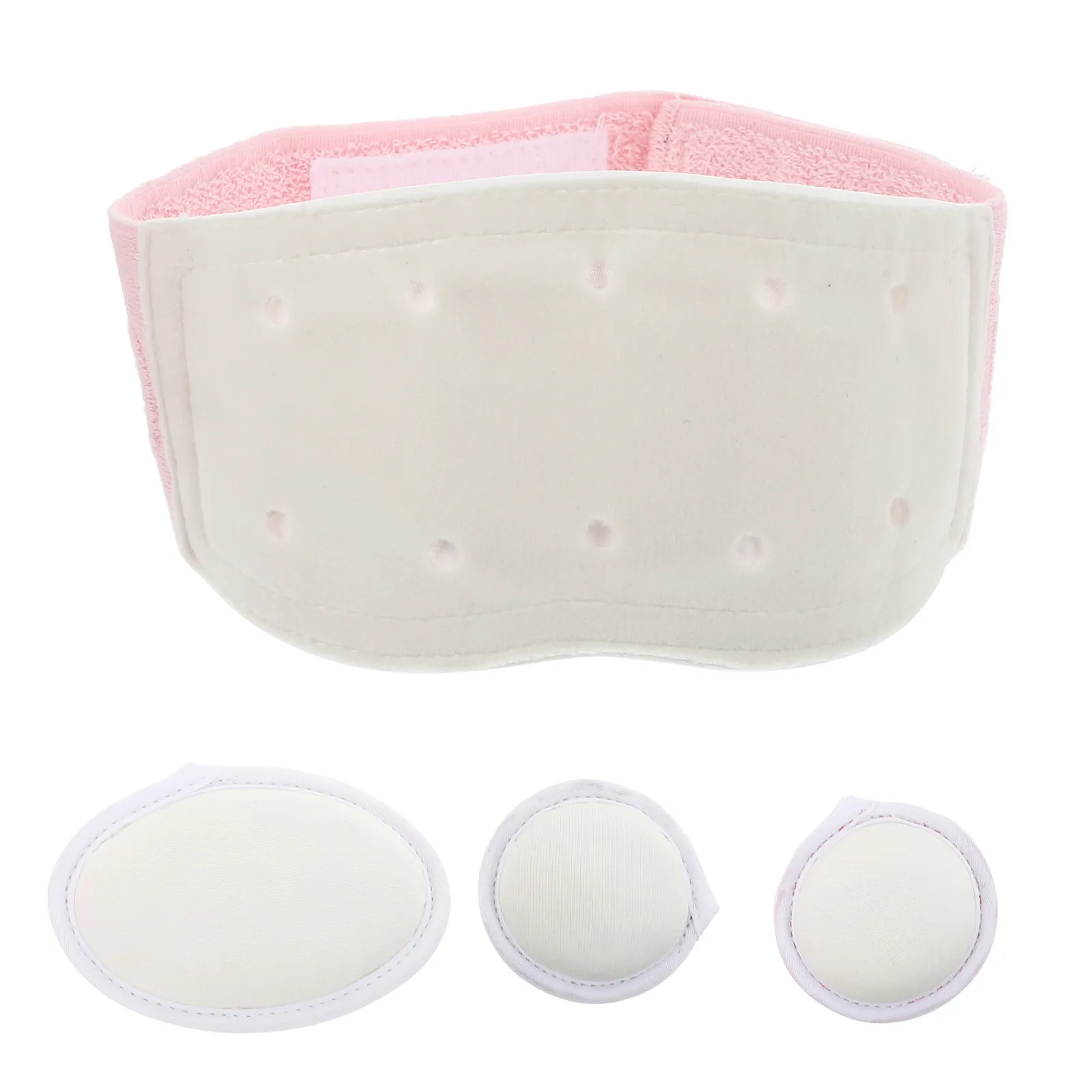 

1Set Baby Navel Belt for Umbilical Hernia Newborn Belly Band Breathable Supple Cotton Abdominal Support with Medical Silica Gel
