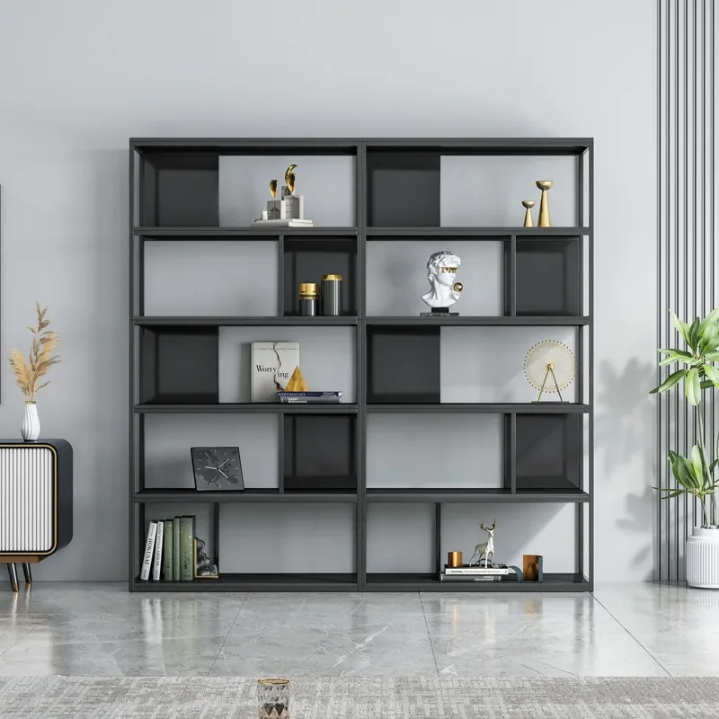 Corner Bedroom Display Book Shelf Living Room Nordic Metal Side Book Shelf Modern Tall Libreria Estanteria Home Furniture HD50BC