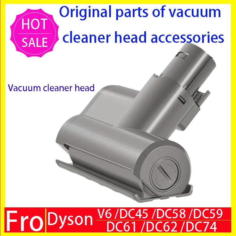 Mini Motorized Brush Head For Dyson V6 DC45 DC58 DC59 DC61 DC62 DC74 Stick Vacuum Cleaner Head Quick-Release Replacement Parts