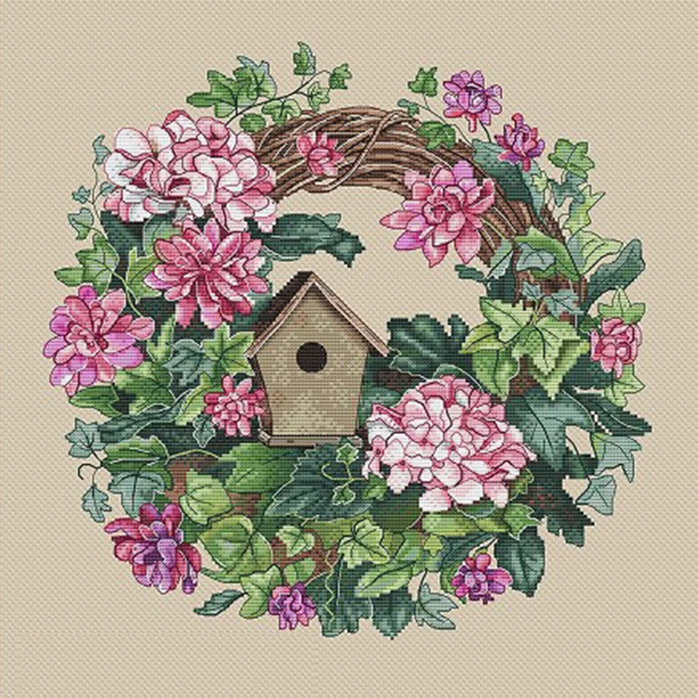 

ZZ5070 For Needlework Kit NOT PRINTED Cross stich Painting Set Cross Stitch Kits Cross-stitch Embroidery Set Stitch Kits Cross