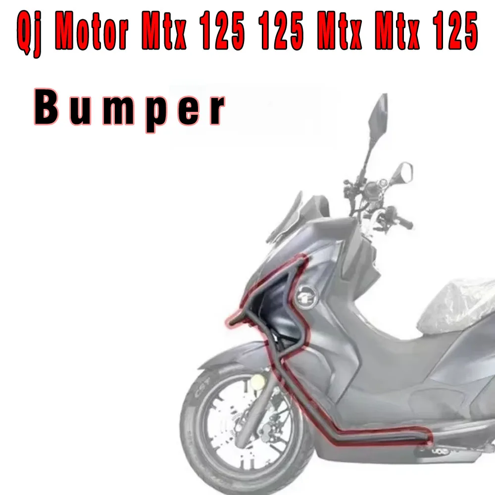 

For Qj Motor Mtx 125 125 Mtx Mtx 125 Motorcycle Bumper Modification Accessories Exhaust Bumper Protection Bar New