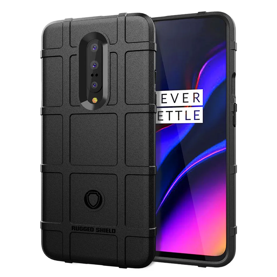 Rugged Shield Silicone Case For Oneplus 8 7 Pro 6 6T 7T Cases One Plus Armor Phone Cover Oneplus 8T  Plus 5G Case OnePlus6 T