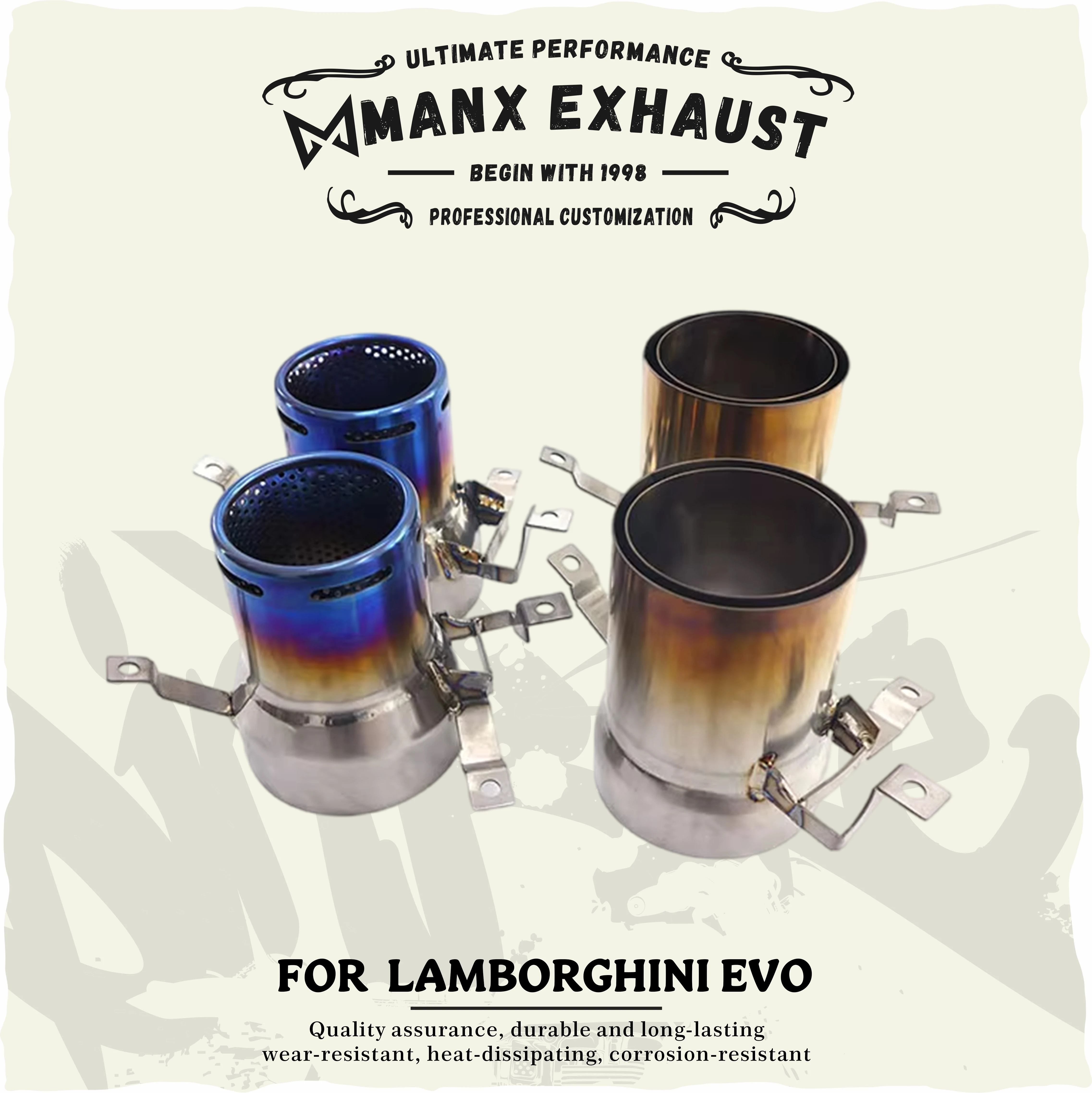 

For Lamborghini EVO Titanium alloy material tips