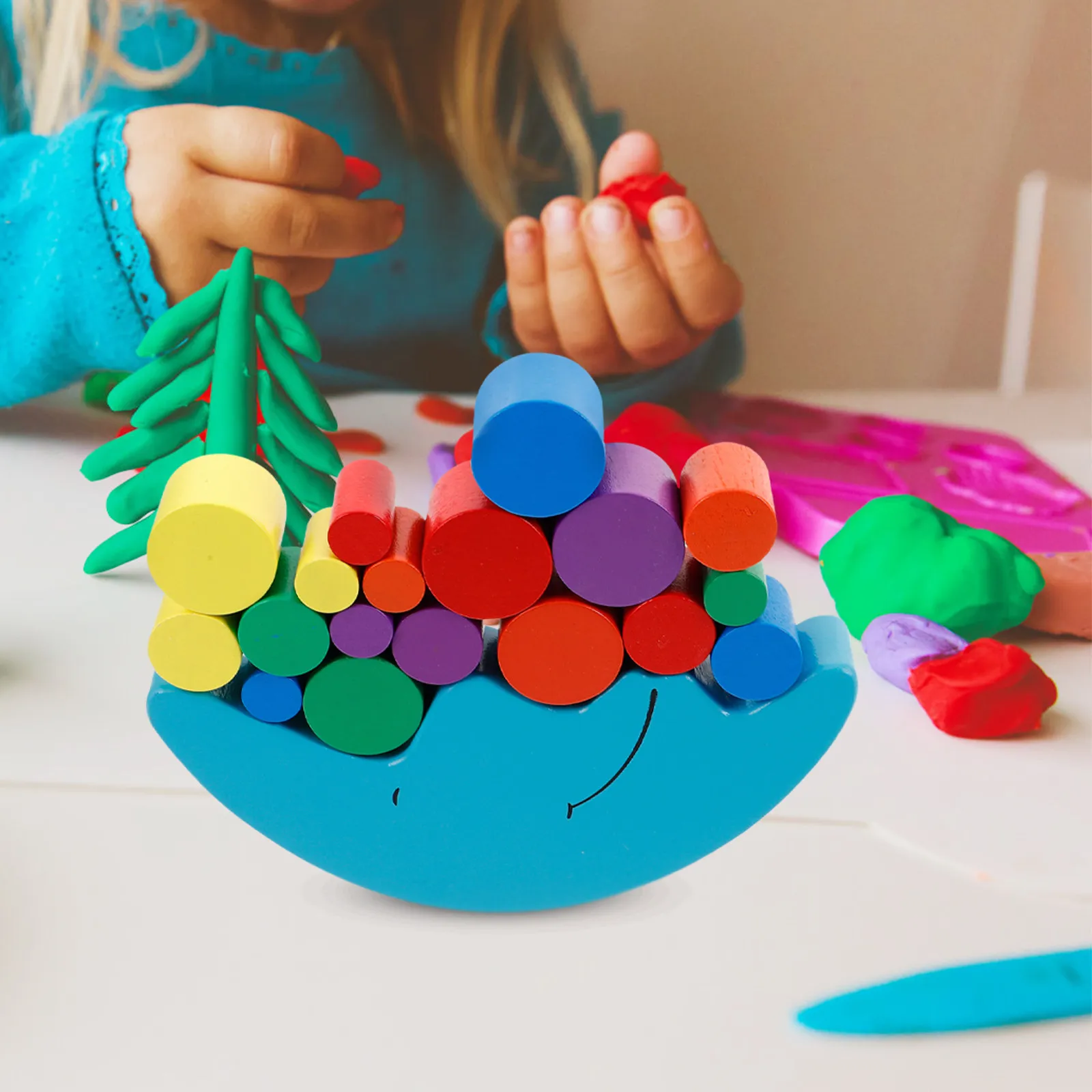 

Набор для раннего развития: интерактивная балансировочная доска для детей, развивающая игра для совместных занятий родителей и детей