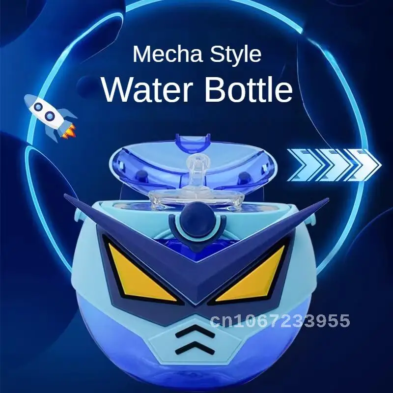 

Water Bottle Trendy Cool Mechwarrior Project Kettle Gift Box For Boys And Children Travel Straw Hot And Cold Water Cup Mug