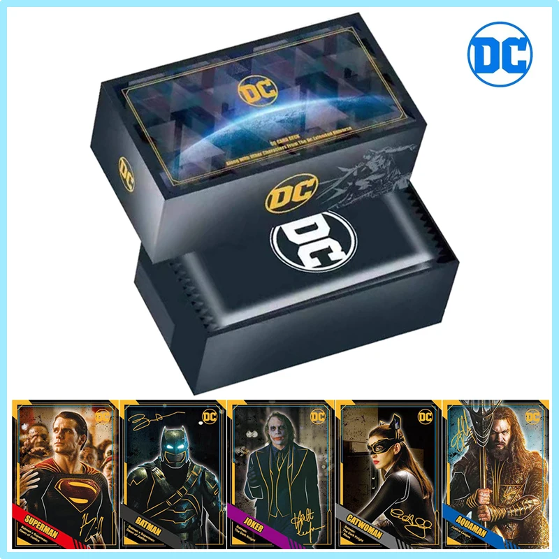 

DC Movie Series Justice League Peripheral Superman Rare S Cards Marvel The Avengers Booster Box Kids Christmas Birthday Gift Toy