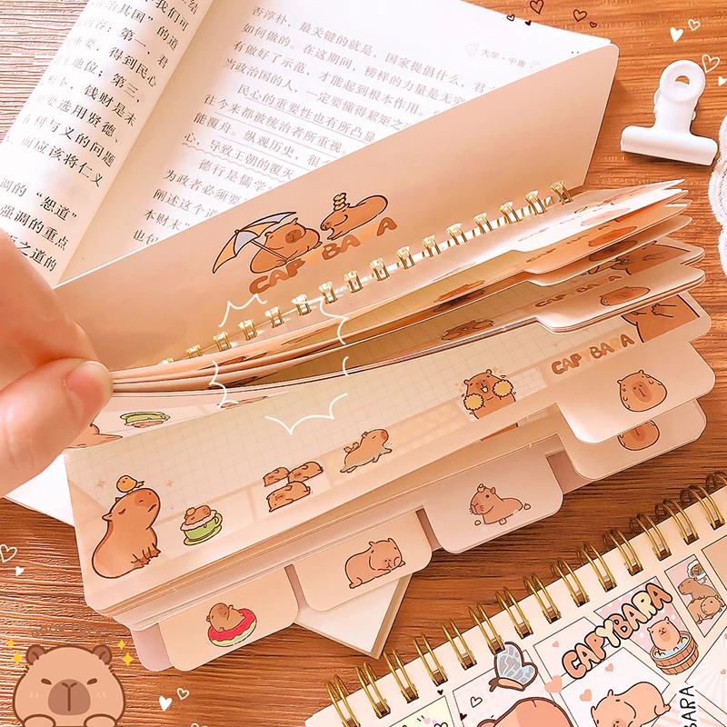 Imagem -05 - Mini Notebook Portátil Kawaii Pequeno Bloco de Notas para Notas Diárias Papelaria Kawaii Acessórios de Escritório Material Escolar