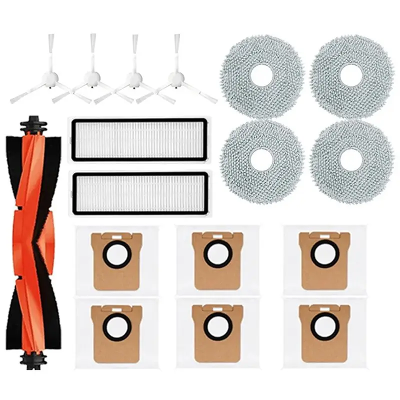 [A92P!】 For Robot Vacuum X20 + / X20 Plus Parts Accessories Main Side Brush Hepa Filter Mop Cloth Dust Bag Replacement
